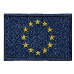 Flagge von Europa gestickter handgemachter Aufnäher zum Aufnähen Flagge von Europa gestickter handgemachter Aufnäher zum Aufnähen