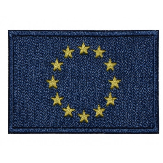 Drapeau de l'Europe Patch brodé à coudre à la main