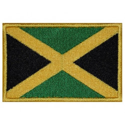 Jamaika Flagge bestickt Original annähen handgemachte Patch Jamaika Flagge bestickt Original annähen handgemachte Patch
