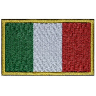 Italy flag Embroidered Sew-on Handmade Original Patch Italy flag Embroidered Sew-on Handmade Original Patch