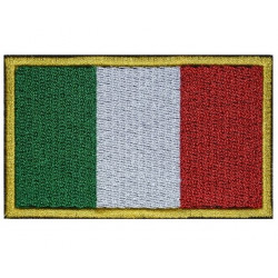 Italien Flagge bestickt aufgenäht handgemachte Original Patch Italien Flagge bestickt aufgenäht handgemachte Original Patch