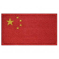 China-Flagge gesticktes aufgenähtes handgemachtes ursprüngliches hochwertiges Flecken # 2 China-Flagge gesticktes aufgenähtes handgemachtes ursprüngliches hochwertiges Flecken # 2