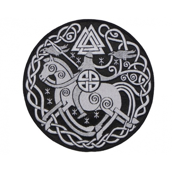 Odin major god in Germanic mythology and in Norse mythology Sew-on Machine patch