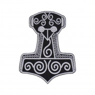 Patch de machine à coudre brodé Hammer de Mjolnir Thor # 2 Patch de machine à coudre brodé Hammer de Mjolnir Thor # 2
