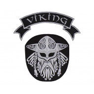 Ornement celtique Viking blanc-noir brodé à la main bande à coudre Ornement celtique Viking blanc-noir brodé à la main bande à coudre