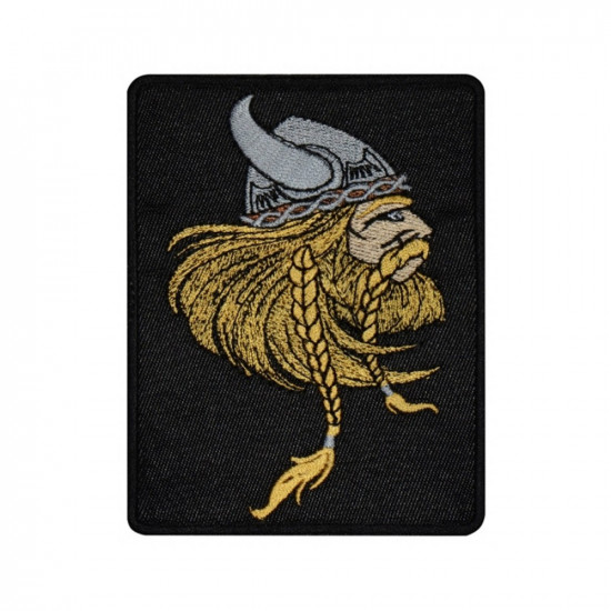 Viking Embroidered Sew-on Sleeve Mythology Handmade Patch #5