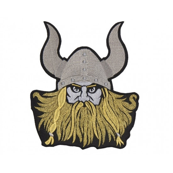 Wikinger nordische Mythologie gestickte große Maschine annähen handgemachte Patch # 2