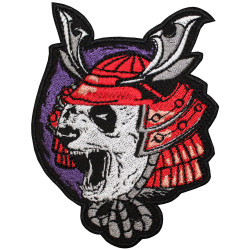 Samurai Panda Embroidery Sleeve Sew-on / Iron-on / Velcro Patch Samurai Panda Embroidery Sleeve Sew-on / Iron-on / Velcro Patch