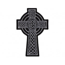 Celtic Ornament Cross Sew-on Embroidery Machine Patch Celtic Ornament Cross Sew-on Embroidery Machine Patch
