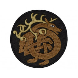 Celtic Ornament Sew-on Handmade Embroidered Patch  Celtic Ornament Sew-on Handmade Embroidered Patch