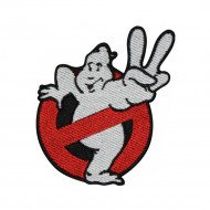 Ghostbuster movie embroidery sew-on handmade sleeve patch#1 Ghostbuster movie embroidery sew-on handmade sleeve patch#1