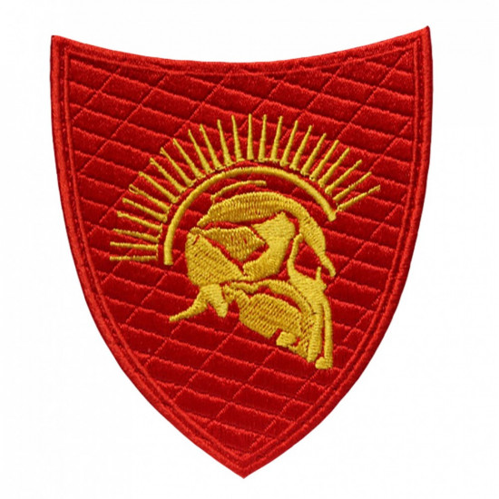 Spartan warrior embroidered red embroidery 300 Spartans sew-on patch