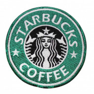 Starbucks Coffee Corporation embroidery Sew-on Sleeve patch Starbucks Coffee Corporation embroidery Sew-on Sleeve patch