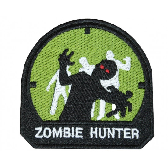 Zombie Hunter Embroidery Handmade Sew-on Sleeve Handmade Patch