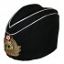 Soviet fleet   naval admiral's summer black hat pilotka