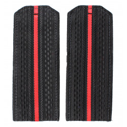 Marines Officer black shoulder boards with one red strip Marines Officer black shoulder boards with one red strip