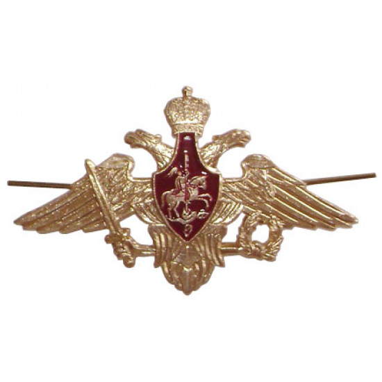 Soldats de cavalerie aéroportés militaires russes vdv badge de chapeau