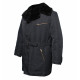   Military Air Force Winter Black Long Jacket with fur 54-3