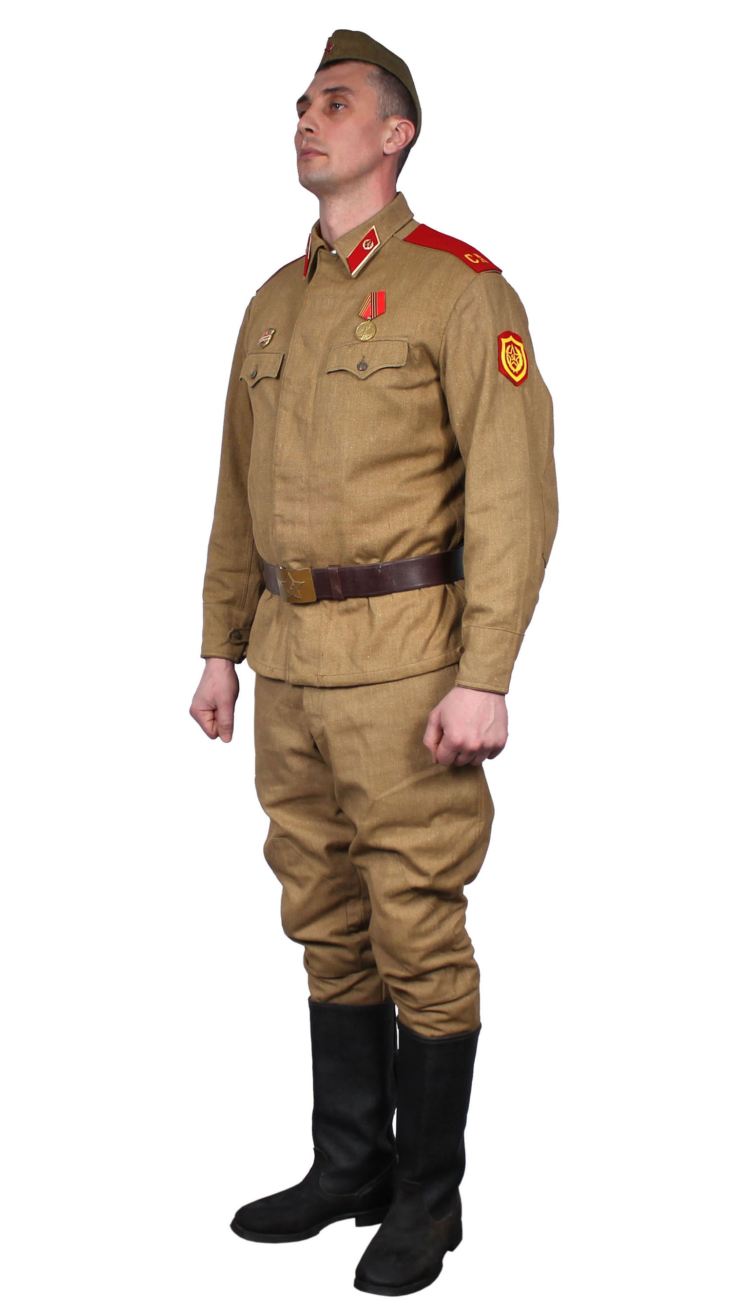USSR Russian Military uniform Soviet Army soldier Jacket AFGANKA Shirt Size M 