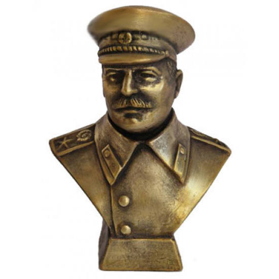 Russischer Bronze-Büste Joseph Stalin sowjetischer Kommunist