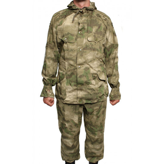 Sumrak M1 uniform Tactical moss camo suit Airsoft hooded jacket with pants  Modern summer uniform