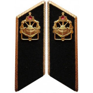 Sowjetische Militärarmee -Ingenieur -Truppen Parade -Kragen Tabs Sowjetische Militärarmee -Ingenieur -Truppen Parade -Kragen Tabs