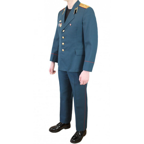 Disfraz de oficial de tanque del ejército rojo uniforme ruso soviético WW2