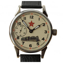 Montre à main mécanique masculine pour homme "Lokomotiv" Montre bracelet Montre à main mécanique masculine pour homme "Lokomotiv" Montre bracelet