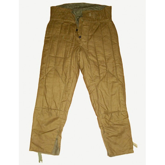 Pantalones de invierno militar del ejército soviético / pantalones de lana de la fufaika rusa