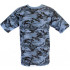 Camiseta camuflaje táctico flora azul