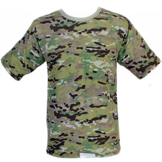 Tactical camouflge t-shirt multicam