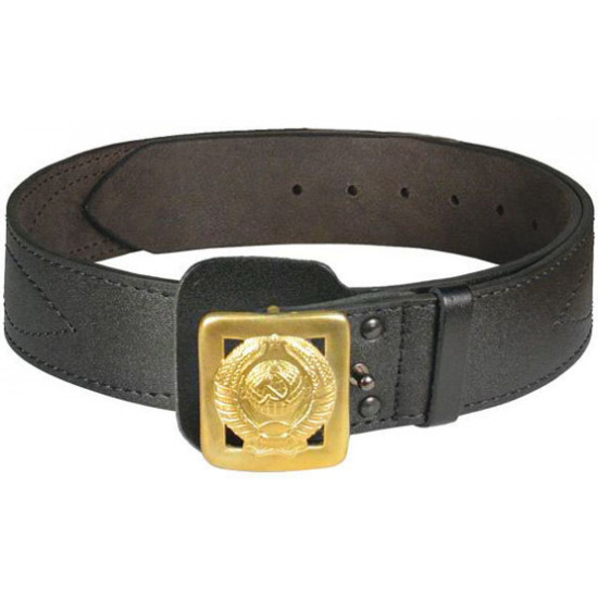  / soviet police general belt with ussr arms