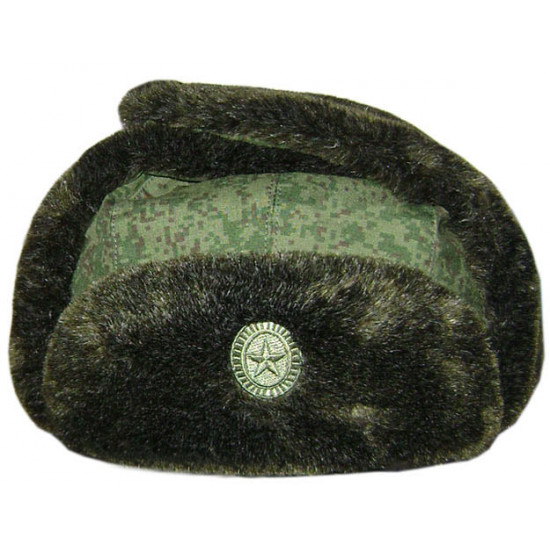 Sombrero de invierno ushanka moderno digital táctico ruso 2022