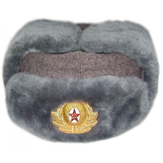 Armée de l`urss police militaire ushanka chapeau