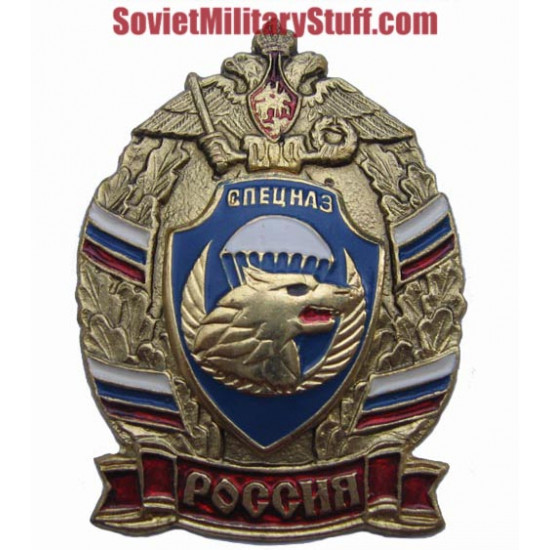 Russia vdv division spetsnaz metal badge military swat