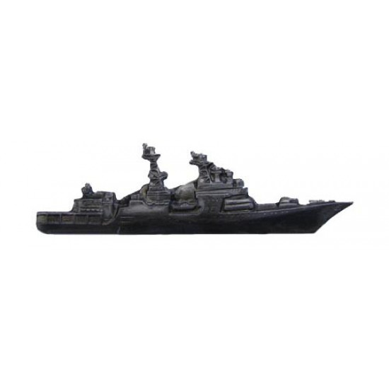 Soviet silver badge big anti-submarine ship naval fleet Soviet silver badge big anti-submarine ship naval fleet