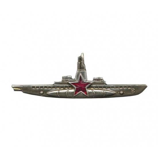 Soviet /   submarine commander badge red star