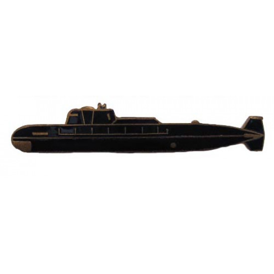 Insignia submarina negra soviética de marina de la urss rusia veloz