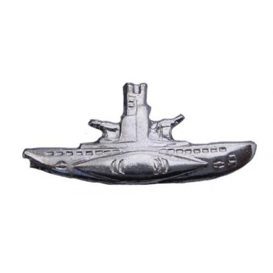 Soviet silver submarine commander badge navy ussr army