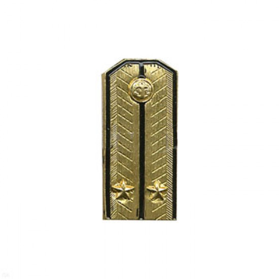 Soviet navy lieutenant shoulder boards brass badge