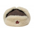 Chapeau de fourrure blanc d'hiver de l'Armée rouge russe Ushanka RKKA