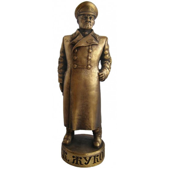 High   bronze soviet bust of marshall zhukov