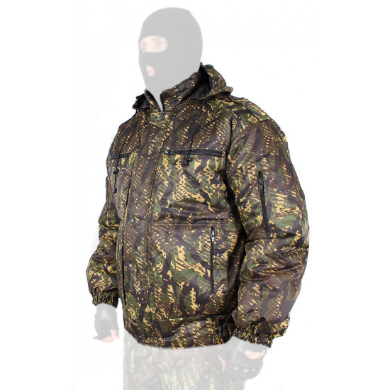 Russian tactical warm winter airsoft jacket "sneg-m" predator camo
