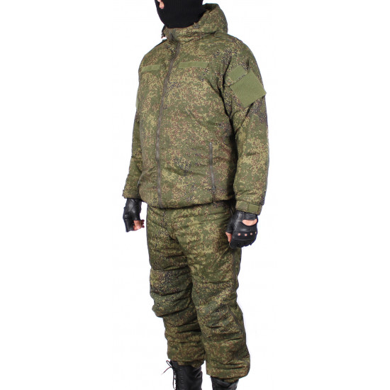 Uniforme del airsoft de invierno caliente táctico ruso vkbo pixel camo