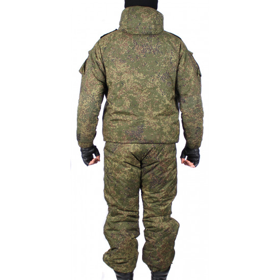 Russian tactical warm winter airsoft uniform "vkbo" pixel camo