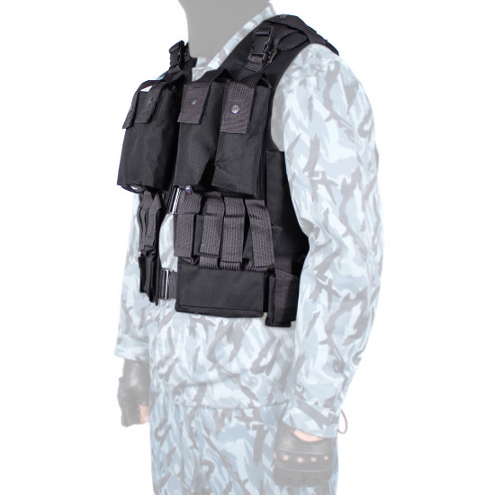 Tactical assault vest "shtorm-3"  black