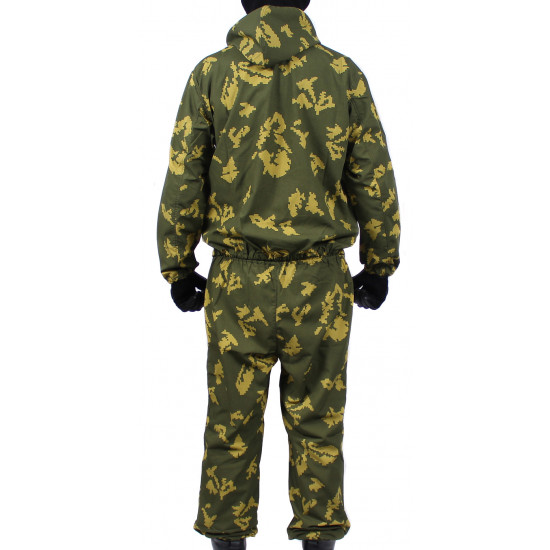 Airsoft "klm" sniper tactical camo uniform berezka on zipper "klmk dark" pattern