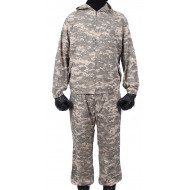 Uniforme de camouflage tactique de tireur d'élite Airsoft "klm" sur le motif "pixel desert" à glissière Uniforme de camouflage tactique de tireur d'élite Airsoft "klm" sur le motif "pixel desert" à glissière