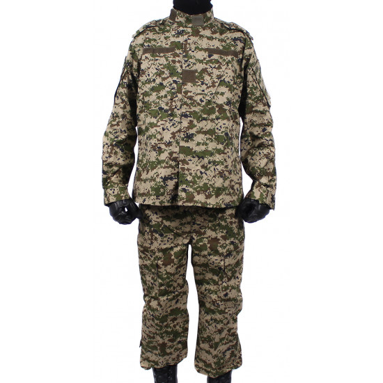 Patrón de "píxel" de uniforme de camuflaje táctico "acu"