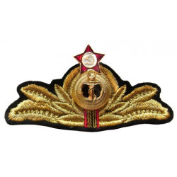 Naval admiral's embroidery hat badge Naval admiral's embroidery hat badge